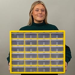 Akro-Mils 24-Drawer Plastic Drawer Storage Cabinet