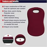 Spear & Jackson 5 Layer Cushioned Garden Kneeling Pad Burgundy view 4