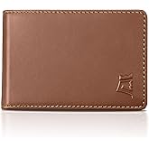 Kings Loot Wallet for Men | Minimalist Slim RFID Blocking Leather Design with Cash Pocket & Card Pull Strap | Holds 1-15 Cards | Stylish & Durable Wallets (Bourbon)