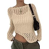 EVALESS Off The Shoulder Loose Knit Summer Sweater for Women Beach Vacation Clothes for Women Trendy 2026