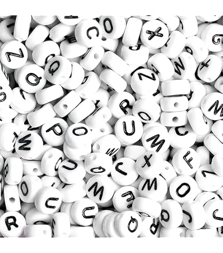 Lot De 500 Perles Cubes Acryliques 6mm Avec Lettres Alphabet - Assortiment Multicolore - Pour Fabrication De Bijoux
