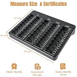L LIKED 1PCS Black Coin Counter Tray -Change