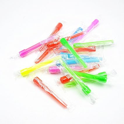 SCORIA Plastic Long Hookah Mouth Tip Filters Disposable(Multicolour)-Pack of 50