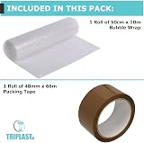 Triplast MoveRite Large Moving Boxes 52x30x30cm Pack of 10 with Bubble Wrap view 3