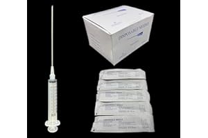 Myco Labs 16G 5 Inch 125mm Luer Lock Disposable Liquid Drawing Dispensing Mycology Lab Use Extra Long (25-Pack)