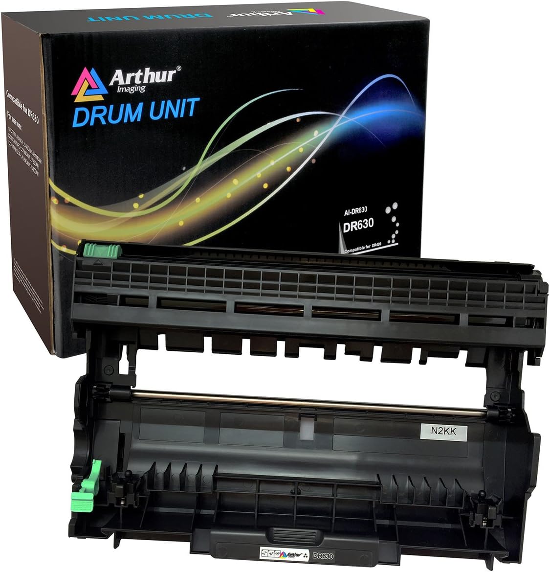 Arthur ImagingDR630 Compatible Drum Unit Replacement For Brother, works with Brother TN660 toner cartridge