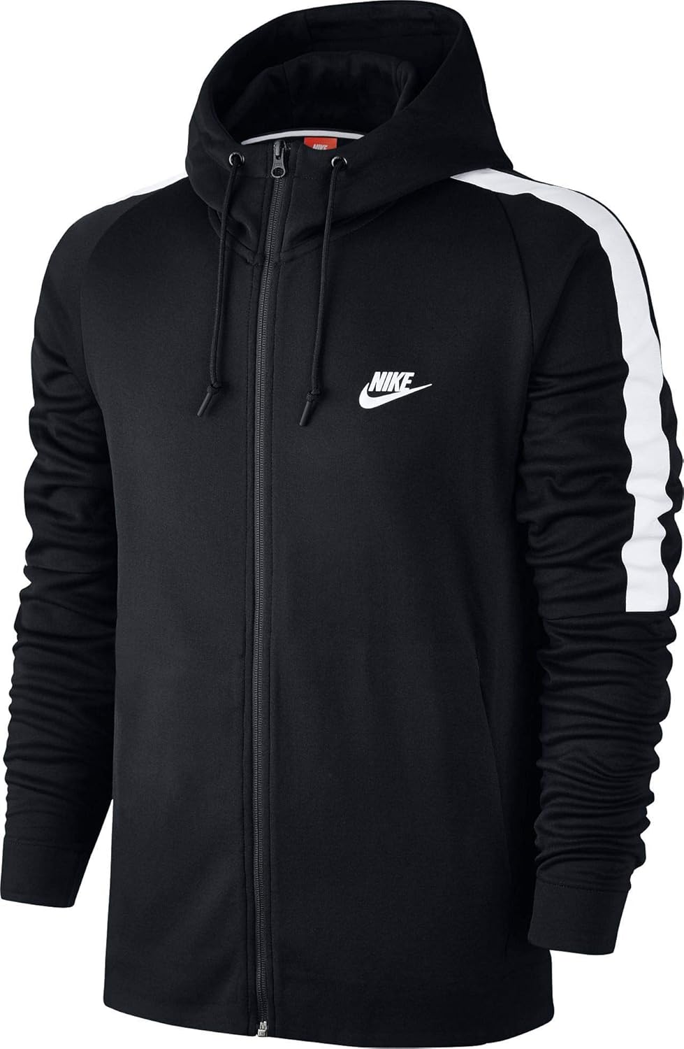 black and white nike track jacket