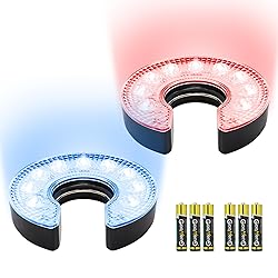 LED Golf Hole Lights with Lens, RGB Light Up Night