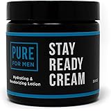 Pure for Men - Moisturizing Stay Ready Cream with Mint and Clove - Handmade in US