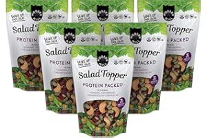 GOURMETNUT Modern Mill Protein Packed Salad Topper, Gluten-Free, Non-GMO, Gluten-Free, Vegan, Keto-Friendly, 6oz (Pack of 6)
