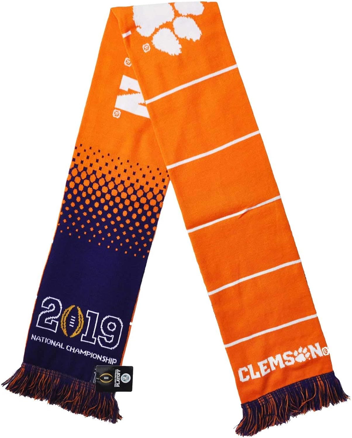 clemson national championship scarf