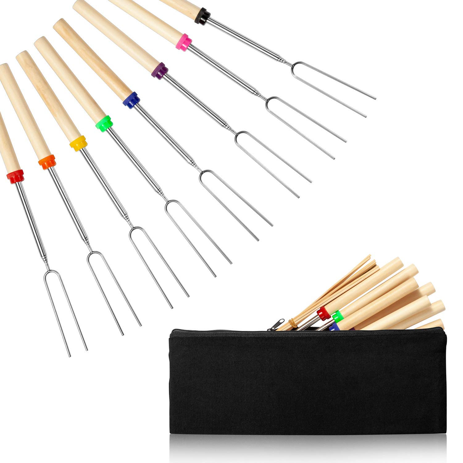 Grilling Barbecue Utensils Premium Marshmallow Roasting Sticks 8