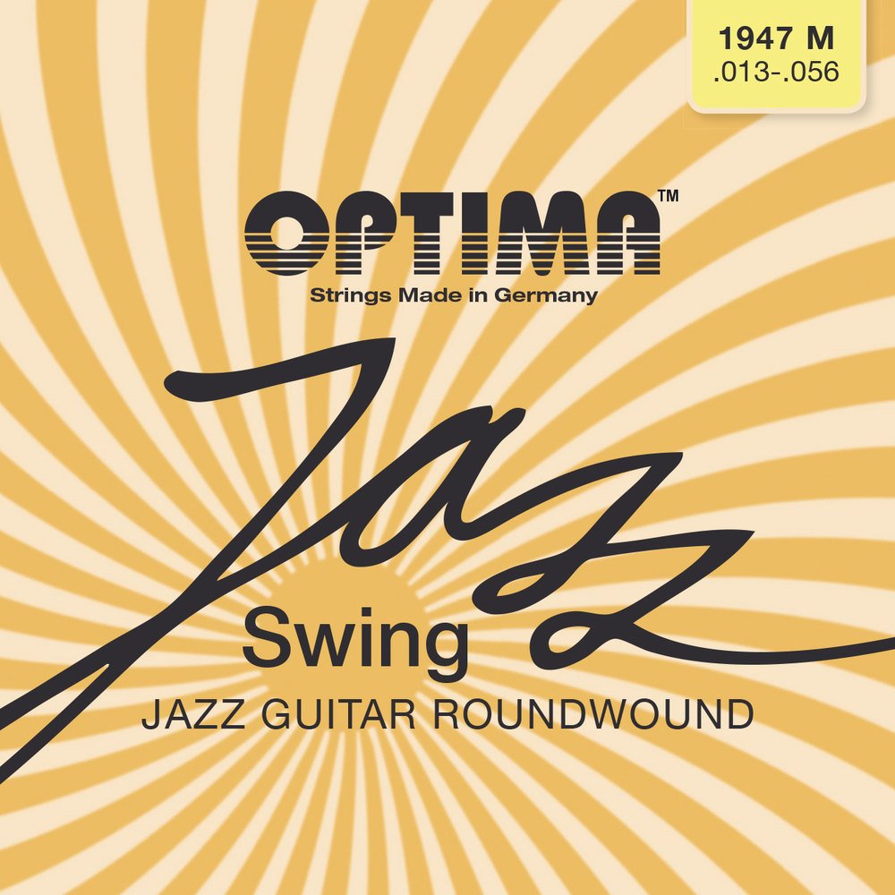 Optima™ Jazz Swing Chrom 1947 M - Strings For Electric Jazz Guitar - 013/056
