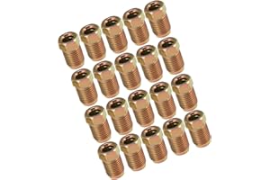 Partuto 20pcs M10x1.0 Threads Brake Line Nut Fittings for 3/16" Steel Brake Line Tubing for Car Replacement