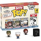 Funko Bitty POP Retro Toys - GI Joe, 4-Pack​ and A Surprise Mystery Mini Figure - 0.9 Inch (2.2 Cm) - Transformers Classic Collectable - Stackable Display Shelf Included - Gift Idea - Cake Topper