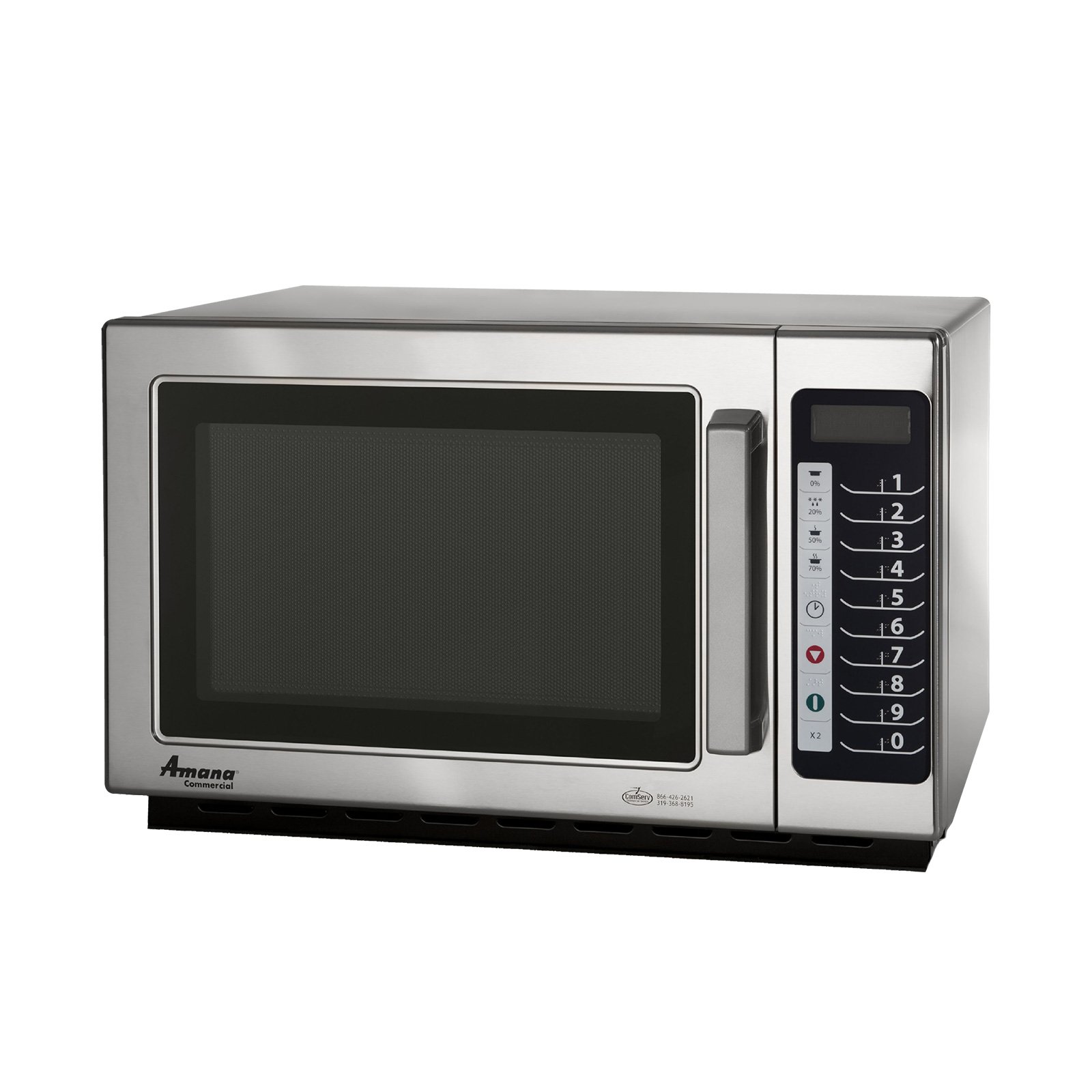 AMANA RCS10TS Medium-Duty Microwave Oven, 1000W