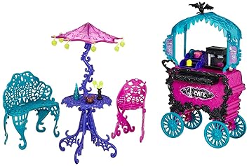 Monster High Travel Scaris Cafe Cart