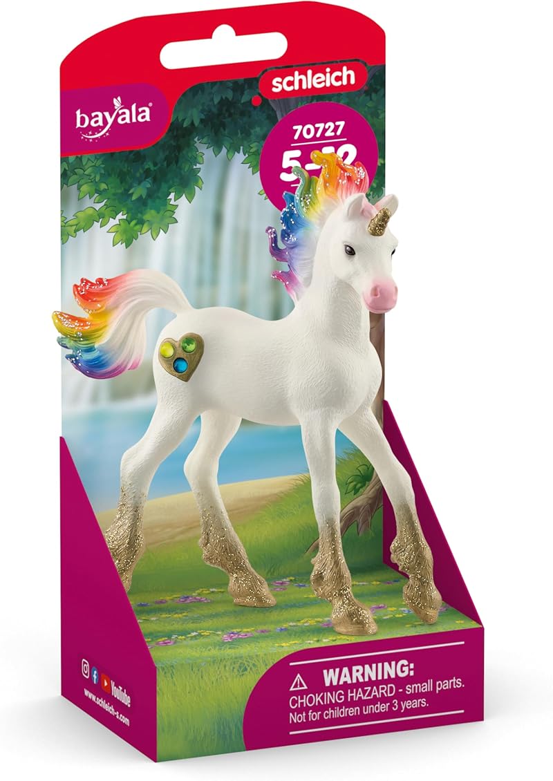 Schleich Bayala Rainbow Love Unicorn Foal 70727 Toy Figure