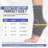 Lexniush Ankle Support 2 Pack — Compression Sleeve for Sports Men Women view 4