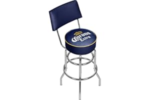 Trademark Gameroom Corona Extra Swivel Bar Stool with Back - Griffin - by Corona