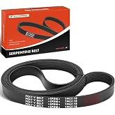 A-Premium Serpentine Belt 7-Rib 83.39 In Compatible with Toyota, Land Rover | for Toyota Tacoma 2005-2015, Tundra, 4Runner, FJ Cruiser &amp; Land Rover Range Rover &amp; Audi A8 Quattro, Gas