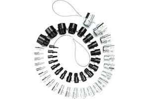 ESDABEM Thread Checker Nut and Bolt Thread Checker 45 Male Female Thread Gauges Thread Gauge Bolt Thread Identifier Bolt Size Finder Thread Checker Standard and Metric Bolt and Nut Identifier Gauge