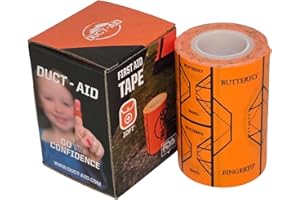 Duct-Aid Compact First Aid Kit, Medical Grade Adhesive, Emergency Response Kit, 1 Pound (10 Feet of Medical Tape)
