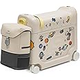 Stokke JetKids Travel Bundle, Moonglow White - Includes BedBox Ride-On Suitcase & Backpack - Best for Kids 2-7 Years Old (Up to 77 lbs)