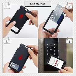 2 Pack Sliding ID Badge Holder Hard Plastic Work