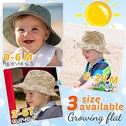 Baby Sun Hat Kids Summer UPF 50+ Toddler Bucket Hat