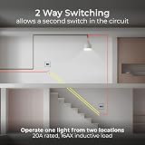 BG British General Triple Wall Light Switch 2 Way Screwless Matt Black 20A view 4