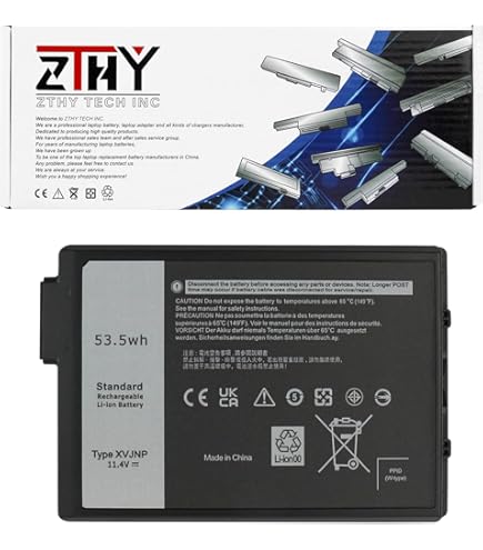 Amazon.com: VANPIR XVJNP Laptop Battery Replacement for Dell