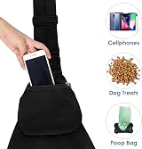 SlowTon Pet Carrier Sling Bag Dog Cat Hand Free Adjustable Shoulder Strap view 5