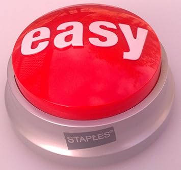 Amazon Com Six 6 Pack Staples Talking Easy Button Complete