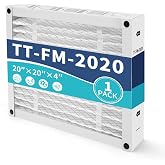 TT-FM-2020 Furnace Filter MERV 11 Collapsible Compatible with TopTech TTFM2020 TT-FM-2020QB TT-MAC-2020 and TT-MAC-2122, 20x20x4 (1 Pack)