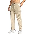 Pudolla Men's Hiking Cargo Pants Lightweight Outdoor Travel Pants for Men with Multi-Pockets for Fishing Camping Work
