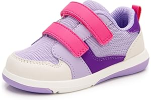SKYWHEEL Toddler Boys Girls Tennis Shoes Kids Slip On Barefoot Shoes Wide Casual Walking Running Sneakers for Little Kids