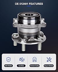 ECCPP Replacement for Pair of 2 New Complete Rear