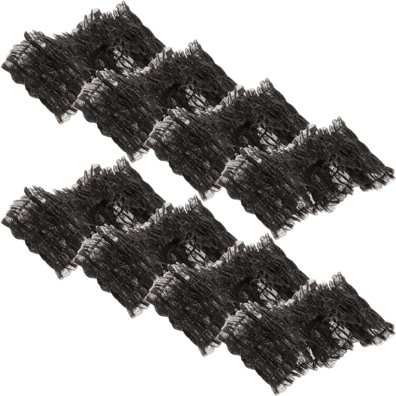 SUPVOX Disposable Spa Headbands 100 Pack Elastic Non-Woven Hairbands for Women Facial Skincare Makeup Face Wash Salon Use Comfortable Fit