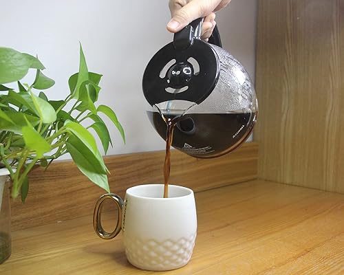 Coffee Machine Replacement 12-CUP Glass Coffee Carafe, Compatible