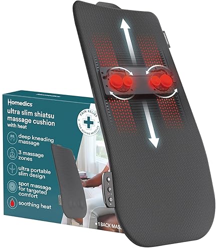 Amazon.com: HoMedics Triple Shiatsu Pro 3D Kneading Massage Cushion with Heat, Tan, 1 Count : Health & Household Amazon.com: HoMedics Triple Shiatsu Pro 3D Kneading Massage Cushion with Heat, Tan, 1 Count : Health & Household