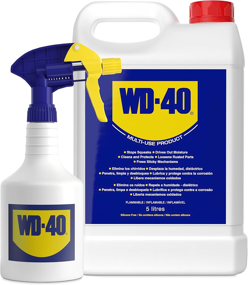 WD-40 Multi Use 5L Bulk Lubricant with Spray Applicator