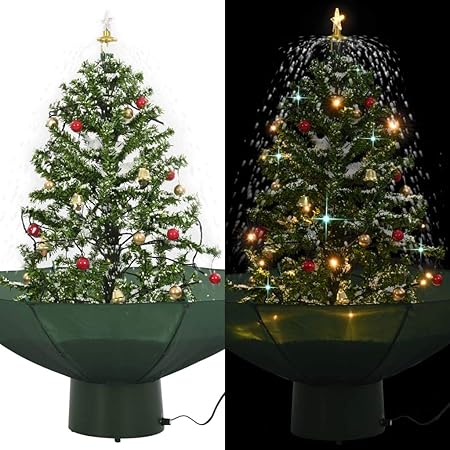 Albero Di Natale 75 Cm.Vidaxl Albero Di Natale Sartoriale Con Paralume A Forma Di Palla Di Neve Luci Led Albero Di Natale Albero Di Natale Albero Decorativo Neve Verde 75 Cm Amazon It Casa E Cucina