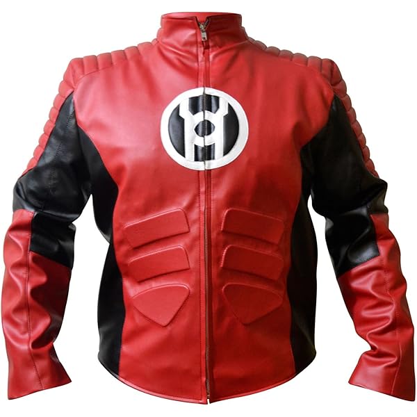 Gardner's Red Lantern Leather Jacket, Faux Leather, XSS at Amazon