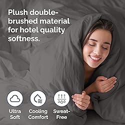 Duvet Cover Queen Size Set - Extra Soft Queen Size