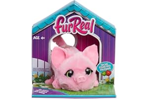 Just Play furReal My Minis Piglet Interactive Toy, Small Plush Piglet with Motion, Pink, Soft Plushie, Kids Toys for Ages 4 Up
