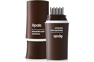 EPAIS Natural Hair Cover - Dark Brown Hair Color for Gray Hair Coverage Touch Up Pen | Root Cover Up Semi Permanent Hair Color | Root Touch Up Temporary Hair Color for Gray Hair Coverage - Deep Brown