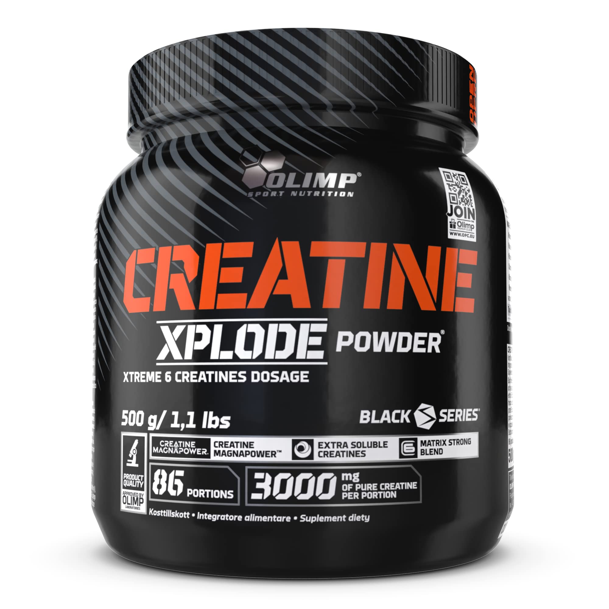 OLIMP SPORT NUTRITION Olimp Labs Creatine Xplode Powder, Pineapple Flavour, 500 g