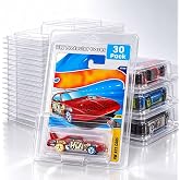 30 Pack Clear Protector Cases for Hot Wheels Storage, 0.6mm Thick PET | Clamshell Plastic Cases for 1:64 Scale Models Hot Wheels Display, Vehicle Blister Pack Cover Cases, Scratch &amp; Dust Protection