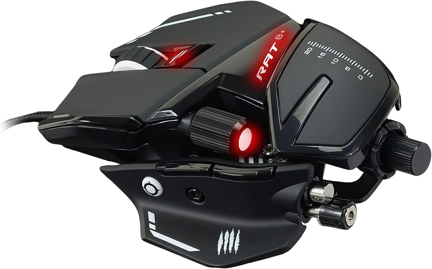 MAD CATZ R.A.T. 8+ Gaming Mouse (USB/Black/16000dpi/11 Buttons) - MR05DCINBL000-0 - Image 3